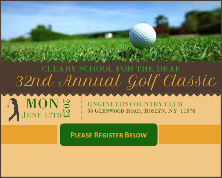 32nd Annual Golf Classic - Cleary School for the Deaf